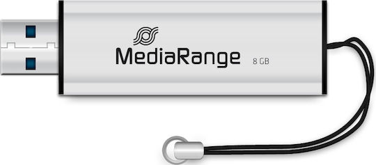 MediaRange 8GB USB 3.0 Stick Λευκό