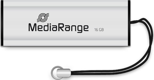 Mediarange Usb 3.0 Flash Drive 16gb Silver