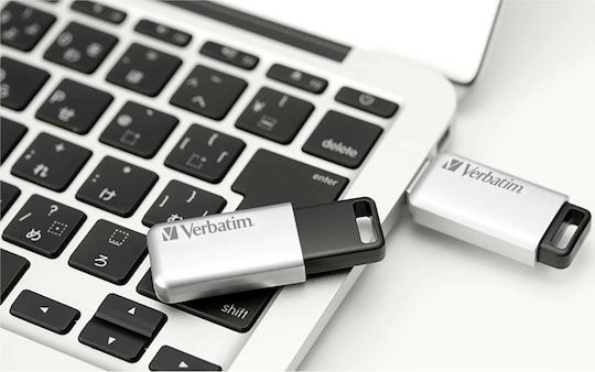 Verbatim Secure Pro 32GB USB 3.0 Stick Ασημί