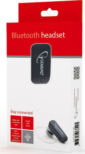 Gembird BTHS-06 Ohrstöpsel Bluetooth-Freisprecheinrichtung Kopfhörer Schwarz