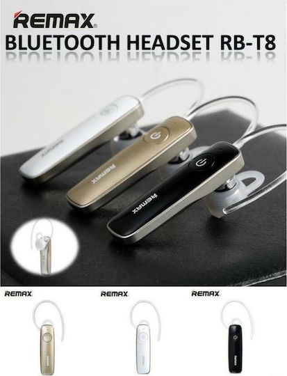 Remax RB-T8 Earbud Bluetooth Handsfree Earphone Black