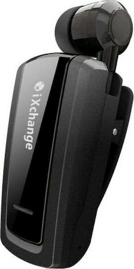 iXchange UA-25 In-ear Bluetooth Handsfree Ακουστικό Πέτου Μαύρο
