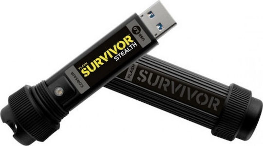 Corsair Flash Survivor Stealth 128GB USB 3.0 Stick Black