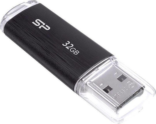 Silicon Power Ultima U02 32GB USB 2.0 Stick Black