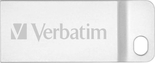 Verbatim Metal Executive 64GB USB 2.0 Stick Silver