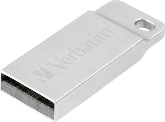 Verbatim Metal Executive 64GB USB 2.0 Stick Silver