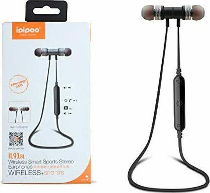 Ipipoo iL91BL In-ear Bluetooth Handsfree Ακουστικά Μαύρα