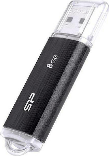 Silicon Power Ultima U02 8GB USB 2.0 Stick Black