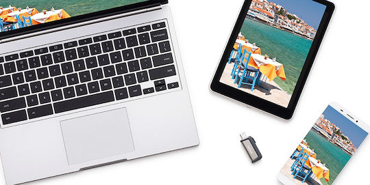 Sandisk Ultra Dual Drive 32GB USB 3.1 Стик с връзка USB-A & USB-C Бял