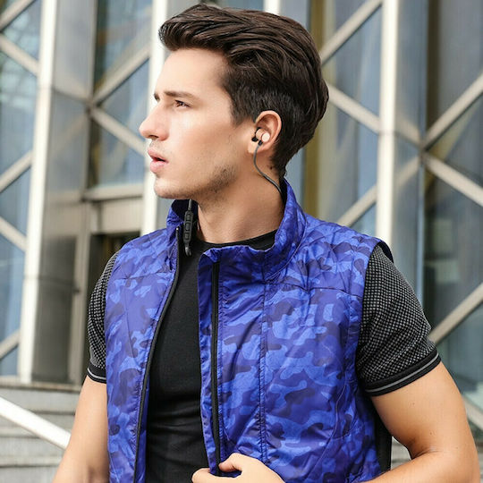 Awei AK2 In-ear Bluetooth Handsfree Ακουστικά με Αντοχή στον Ιδρώτα Μαύρα