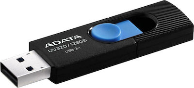 Adata DashDrive UV320 128GB USB 3.1 Stick Μαύρο