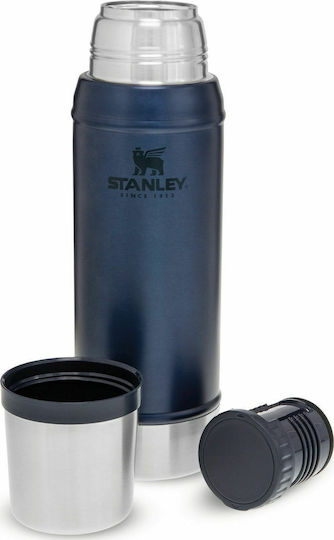 Stanley Classic Legendary Bottle Thermos Stainless Steel BPA Free 1lt Nightfall with Cap-Cup and Handle