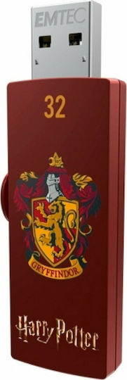Emtec M730 Harry Potter Gryffindor 32GB USB 2.0 Stick Κόκκινο
