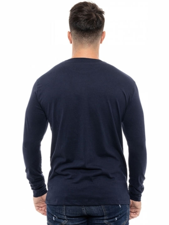 Biston Herren Langarmshirt Navy