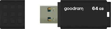 GoodRAM UME3 64GB USB 3.0 Stick Μαύρο