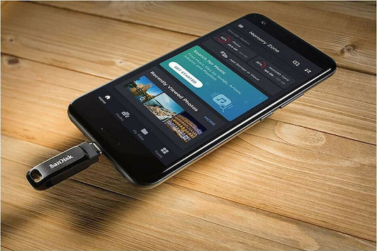 Sandisk Ultra Dual Drive Go 32GB USB 3.1 Stick with connection USB-A & USB-C Black