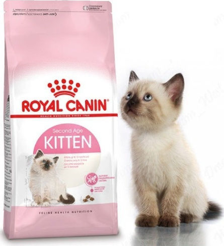 Royal Canin Second Age Kitten Dry Cat Food Gluten Free for Kittens with Poultry 2kg