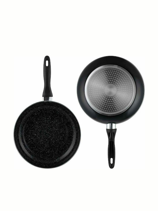 Edenberg Pan Made of Cast Aluminum with Lid with Stone Coating 24cm