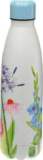 Puckator Botanical Gardens Bottle Thermos Stainless Steel BPA Free 500ml Multicolour