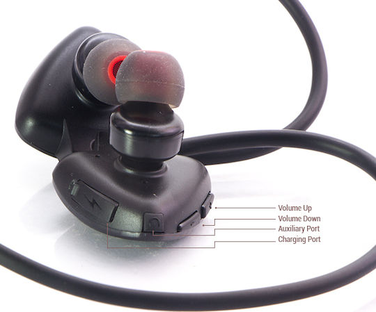 Awei A847BL In-ear Bluetooth Handsfree Earphones with Sweat Resistance Black