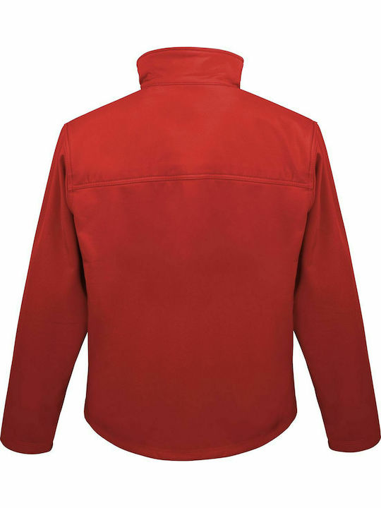 Men's Winter Softshell Waterproof and Windproof Red Jacket