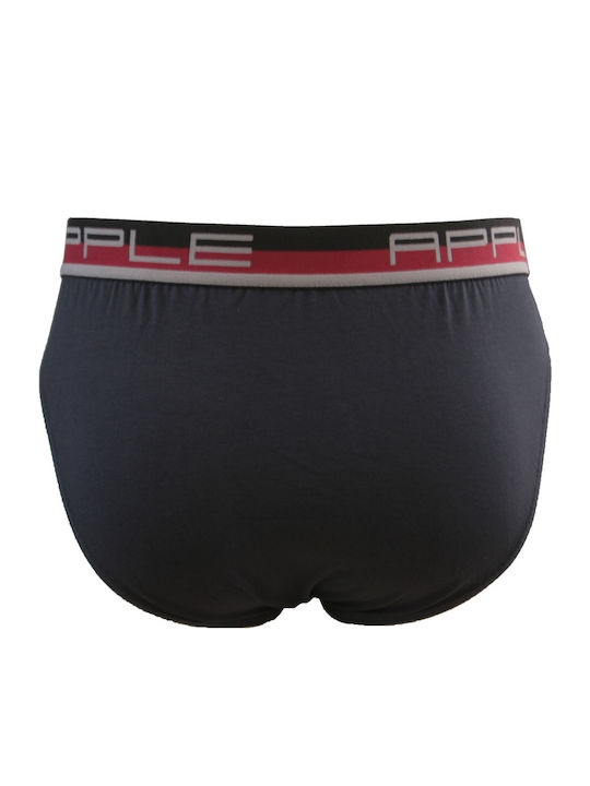 Ανδρικά Σλιπ Μαύρο / Μπλε / Μπορντό 2Pack