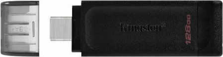 Kingston DataTraveler 70 128GB USB 3.2 Stick with connection USB-C Black