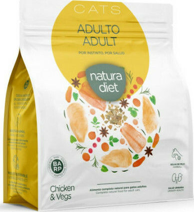 Dingonatura Natura Diet Adult Dry Food for Adult Cats with Chicken 1.5kg