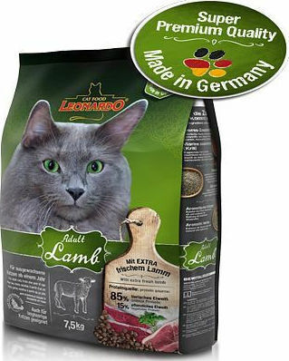 Leonardo Adult Lamb Dry Food for Adult Sterilized Cats with Sensitive Gastrointestinal with Lamb / Rice 15kg