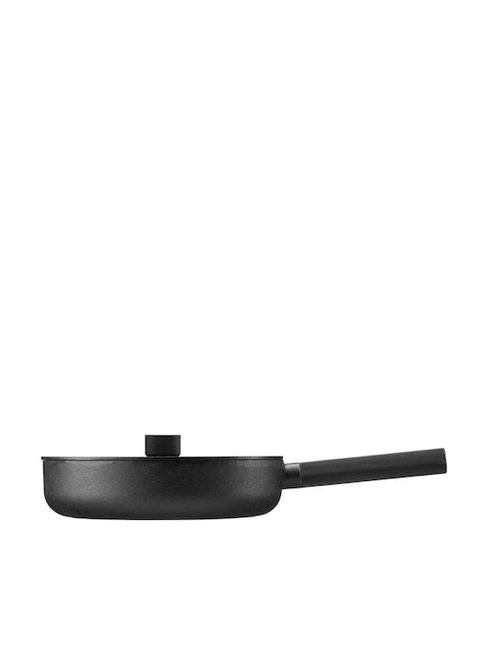 Skeppshult Noir Τηγάνι από Μαντέμι Με Καπάκι 28cm