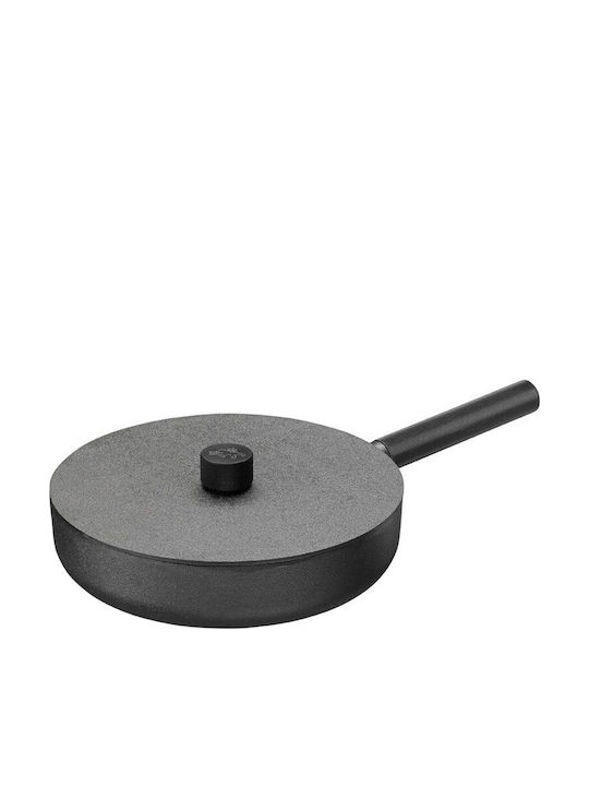 Skeppshult Noir Τηγάνι από Μαντέμι Με Καπάκι 28cm