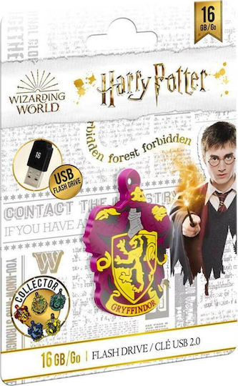 Emtec Harry Potter Collector Gryffindor 16ГБ USB 2.0 Стик Червен