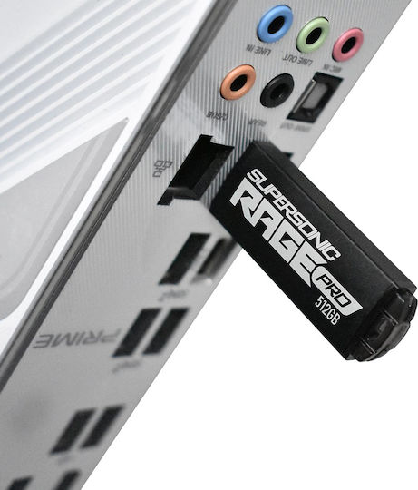 Patriot Supersonic Rage Pro 512GB USB 3.2 Стик Черен