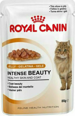 Royal Canin Intense Beauty Nasses Katzenfutter für Katze in Beutel 85gr