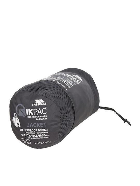 Qikpac Flint Jacke Wasserdicht und Winddicht Gray