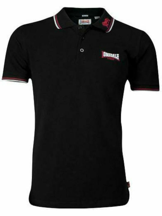 Lion Polo Short Sleeve T-shirt Black