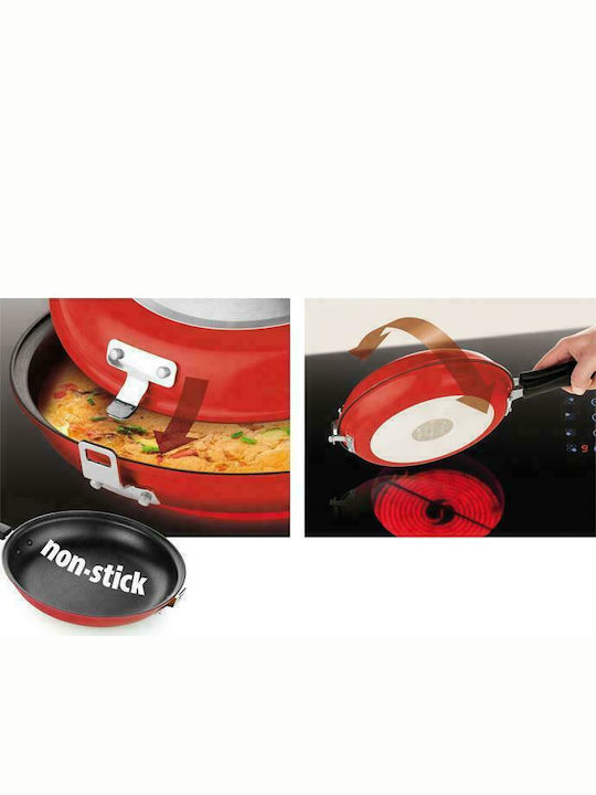 Tescoma Presto Double Omelette Maker made of Aluminum with Non-Stick Coating 26cm
