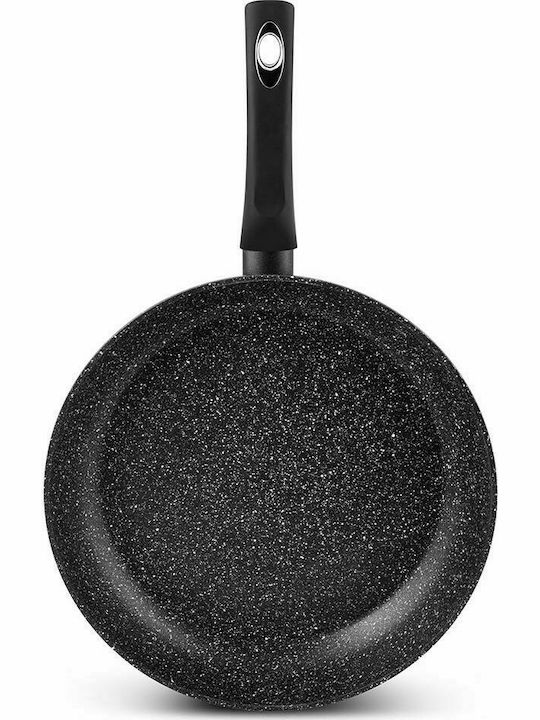 Edenberg Pan With Lid made of Cast Aluminum with Non-Stick Coating Black 28cm