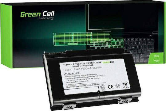 Green Cell Compatible Battery for Fujitsu LifeBook A8280/AH550/E780/E8410/E8420/N7010 with 4400mAh