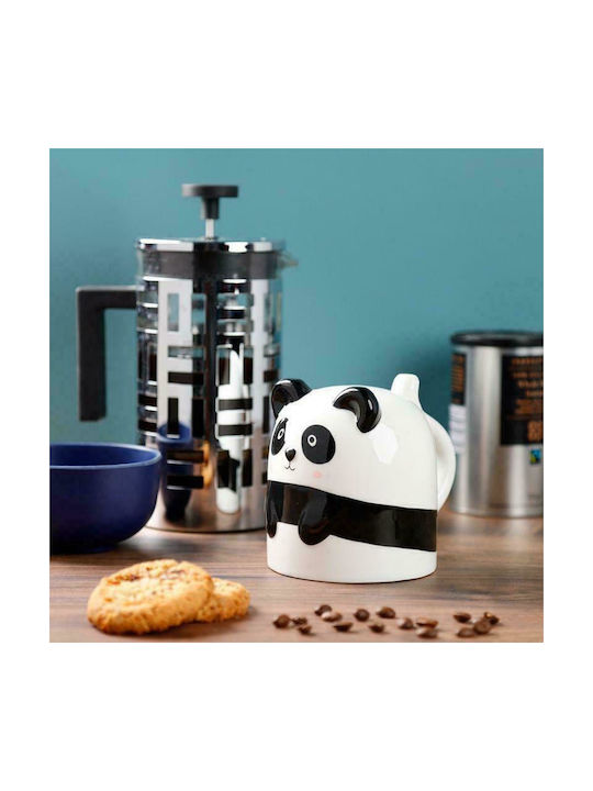 Puckator Pandarama Upside Down Чаша Керамично Бяла