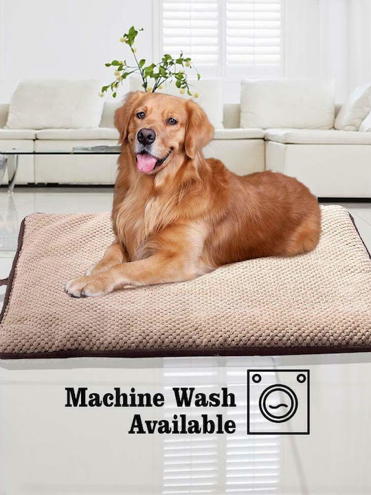 Pawise Teflon Matratze für Hunde Rechteck Beige 100x65cm.