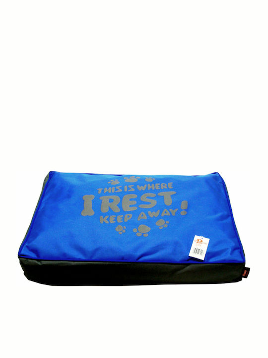 Pet Interest Indoor Mattress Dog Blue 80x60cm. 0312-M