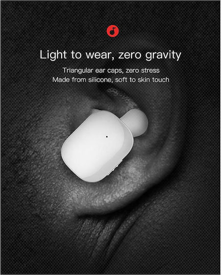 Baseus Encok W02 In-ear Bluetooth Handsfree Earphone White