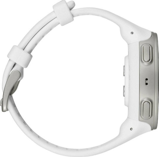 Polar Vantage V Edelstahl 46mm Wasserdicht Smartwatch (Weiß)