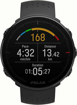 Polar Vantage M M/L Edelstahl 46mm Wasserdicht Smartwatch mit Pulsmesser (Schwarz)