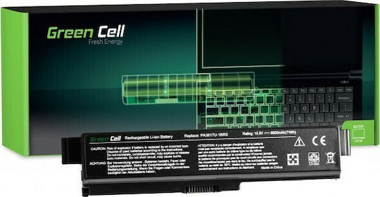 Green Cell Compatible Battery for Toshiba Satellite C650/C650D/C660/C660D/L650D with 6600mAh