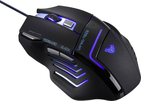 Aula Ghost Shark Expert Gaming Mouse Laser Gaming Ποντίκι Μαύρο