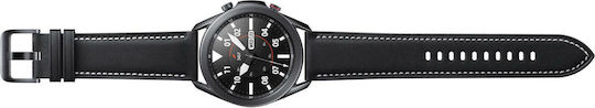 Galaxy Watch3 LTE Edelstahl 45mm Wasserdicht mit eSIM und Pulsmesser (Mystic Black)