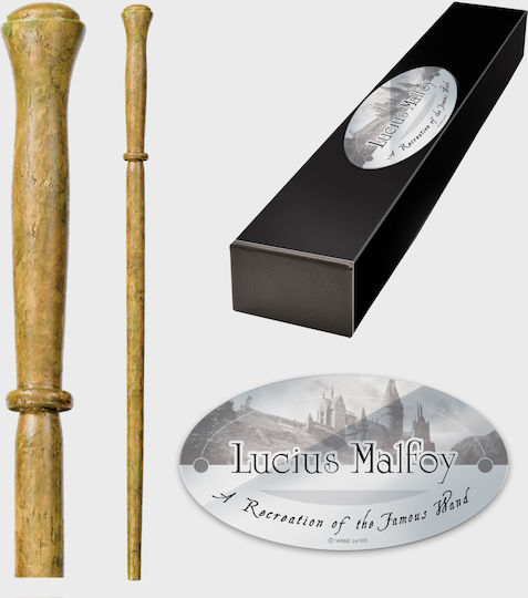 The Noble Collection Harry Potter Lucius Malfoy Lucius Malfoys Zauberstab Replik Länge 37cm im Maßstab 1:1