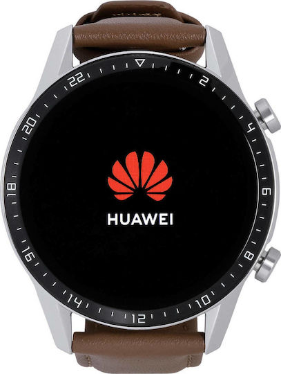 Huawei Watch GT 2 Classic 46mm mit Pulsmesser (Pebble Brown)